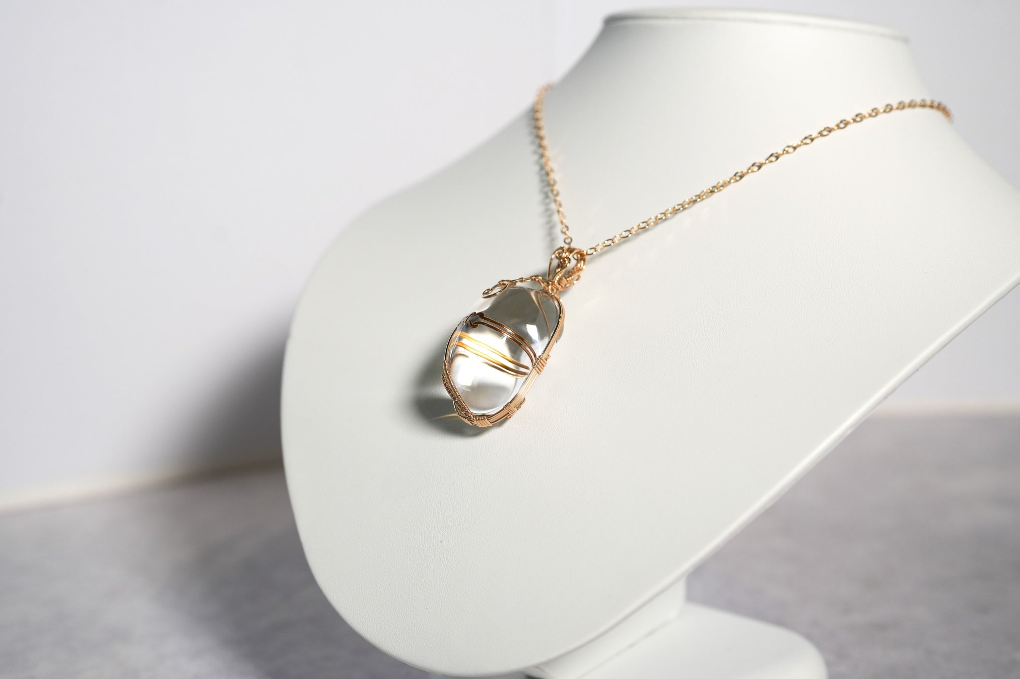 漆×アクリル imagine.結目 ネックレス